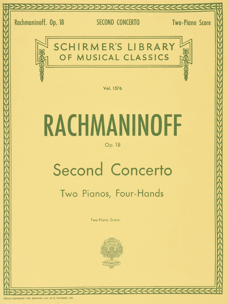 Sergei Rachmaninoff Piano Concerto No 2 Op 18 I Moderato Sheet