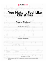 Sheet music, chords Gwen Stefani, Blake Shelton - You Make It Feel Like Christmas