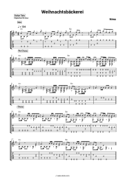 Sheet music, chords Nimo - Weihnachtsbäckerei