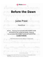 undefined Judas Priest - Before the Dawn