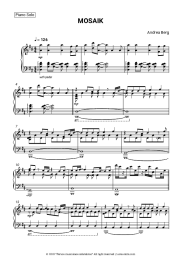 Sheet music, chords Andrea Berg - MOSAIK