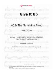 Sheet music, chords KC & The Sunshine Band - Give It Up