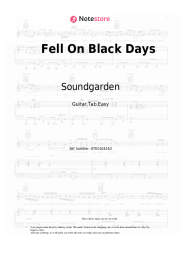 undefined Soundgarden - Fell On Black Days