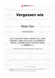 undefined Peter Fox - Vergessen wie