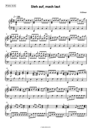 Sheet music, chords Höhner - Steh auf, mach laut