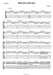 Sheet music, chords Höhner - Steh auf, mach laut