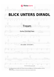 undefined Tream - BLICK UNTERS DIRNDL