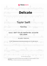 undefined Taylor Swift - Delicate