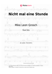 undefined Mike Leon Grosch - Nicht mal eine Stunde
