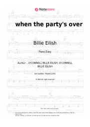 undefined Billie Eilish - when the party's over