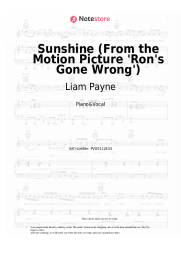 undefined Liam Payne - Sunshine (From the Motion Picture 'Ron's Gone Wrong')