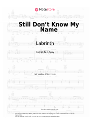 Sheet music, chords Labrinth - Still Don’t Know My Name (from 'Euphoria' soundtrack)