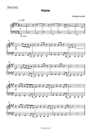 Sheet music, chords Klangkarussell -  Home