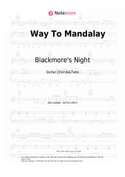 undefined Blackmore's Night - Way To Mandalay