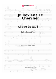 undefined Gilbert Becaud - Je Reviens Te Chercher