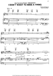 undefined Aerosmith - I Don't Want To Miss A Thing