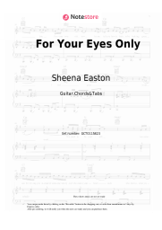 undefined Sheena Easton - For Your Eyes Only