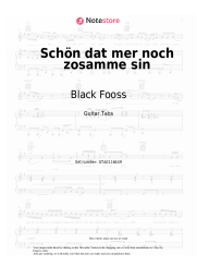 undefined Black Fooss - Schön dat mer noch zosamme sin