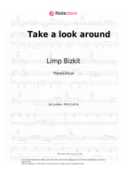 Sheet music, chords Limp Bizkit - Take a look around