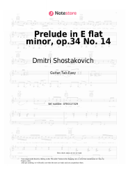 undefined Dmitri Shostakovich - Prelude in E flat minor, op.34 No. 14