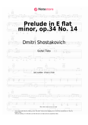 undefined Dmitri Shostakovich - Prelude in E flat minor, op.34 No. 14