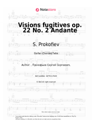 undefined S. Prokofiev - Visions fugitives op. 22 No. 2 Andante