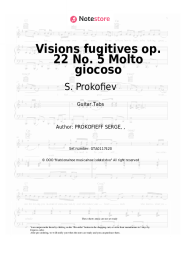 undefined S. Prokofiev - Visions fugitives op. 22 No. 5 Molto giocoso