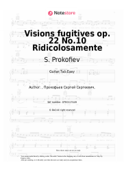 undefined S. Prokofiev - Visions fugitives op. 22 No.10 Ridicolosamente