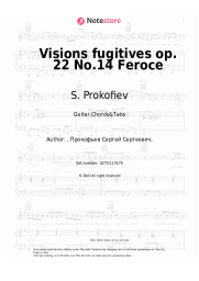 undefined S. Prokofiev - Visions fugitives op. 22 No.14 Feroce