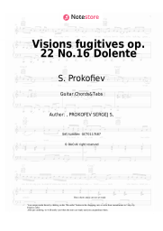 undefined S. Prokofiev - Visions fugitives op. 22 No.16 Dolente