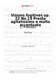 undefined S. Prokofiev - Visions fugitives op. 22 No.19 Presto agitatissimo e molto accentuato