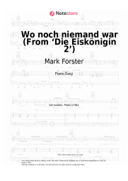 undefined Mark Forster - Wo noch niemand war (From ‘Die Eiskönigin 2’)
