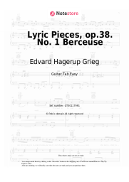 undefined Edvard Hagerup Grieg - Lyric Pieces, op.38. No. 1 Berceuse