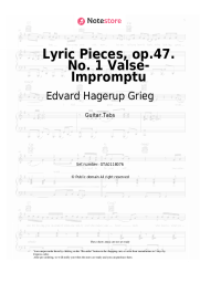 undefined Edvard Hagerup Grieg - Lyric Pieces, op.47. No. 1 Valse-Impromptu