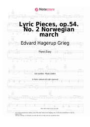 undefined Edvard Hagerup Grieg - Lyric Pieces, op.54. No. 2 Norwegian march