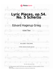 undefined Edvard Hagerup Grieg - Lyric Pieces, op.54. No. 5 Scherzo