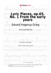 undefined Edvard Hagerup Grieg - Lyric Pieces, op.65. No. 1 From the early years