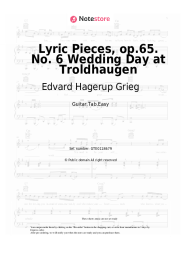 undefined Edvard Hagerup Grieg - Lyric Pieces, op.65. No. 6 Wedding Day at Troldhaugen