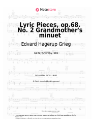undefined Edvard Hagerup Grieg - Lyric Pieces, op.68. No. 2 Grandmother's minuet