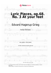 undefined Edvard Hagerup Grieg - Lyric Pieces, op.68. No. 3 At your feet
