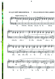Sheet music, chords Igor Nikolayev, Ekaterina Mechetina - В саду поёт виолончель