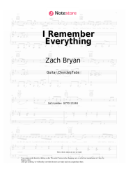 undefined Zach Bryan, Kacey Musgraves - I Remember Everything
