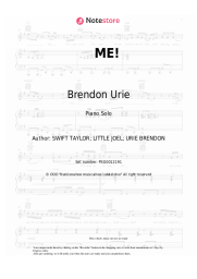 undefined Brendon Urie - ME!