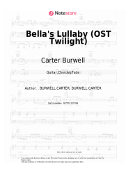 undefined Carter Burwell - Bella's Lullaby (OST Twilight)