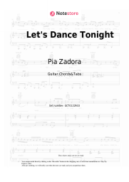 Sheet music, chords Pia Zadora - Let's Dance Tonight