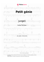 Sheet music, chords Jungeli, Abou Debeing, Alonzo, LOSSA, Imen Es - Petit génie
