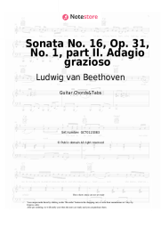 undefined Ludwig van Beethoven - Sonata No. 16, Op. 31, No. 1, part II. Adagio grazioso