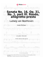 undefined Ludwig van Beethoven - Sonata No. 16, Op. 31, No. 1, part III. Rondo, allegretto-presto