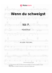 undefined Nik P. - Wenn du schweigst