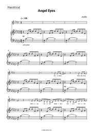 Sheet music, chords ASDÍS - Angel Eyes
